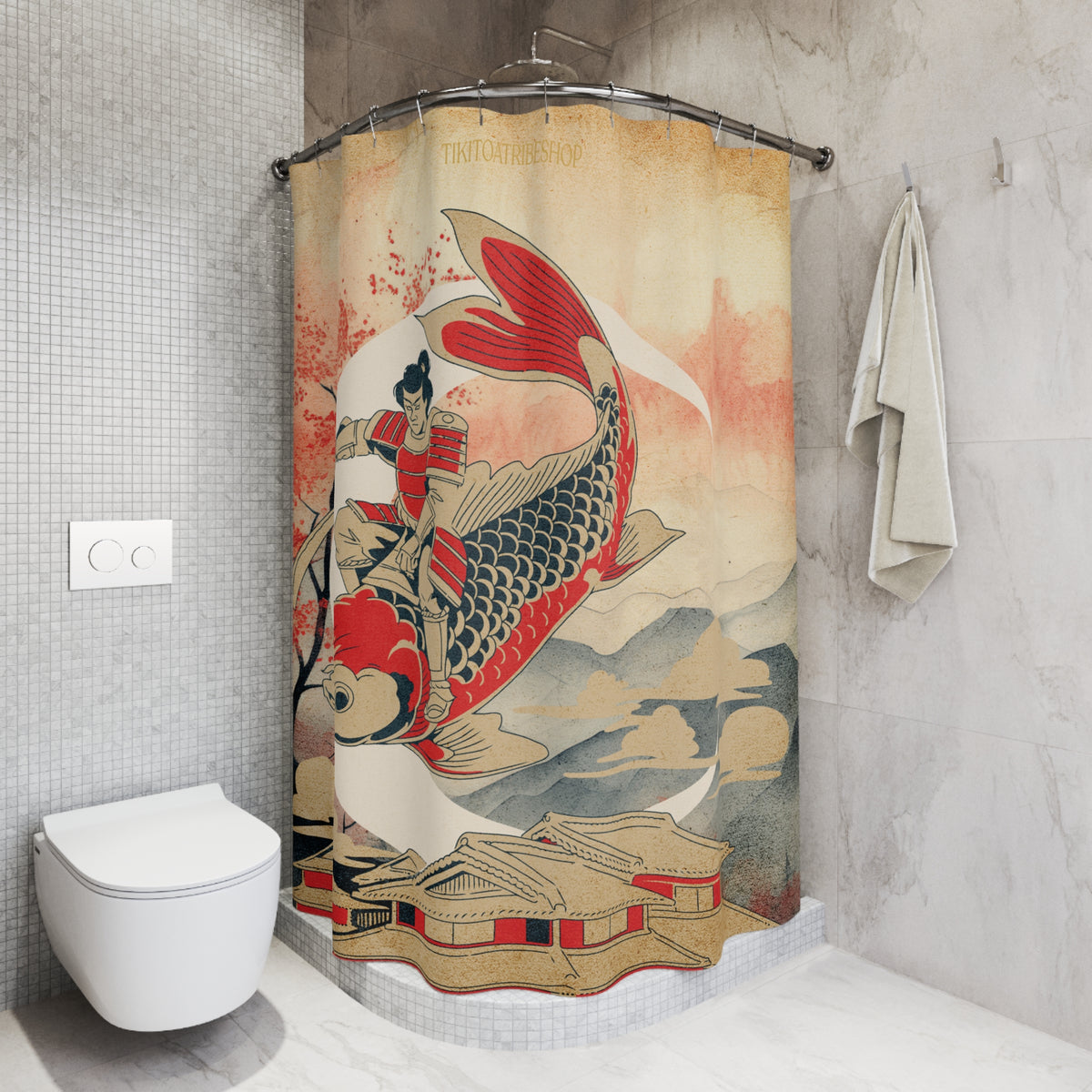 Rideau de Douche Tiki Toa