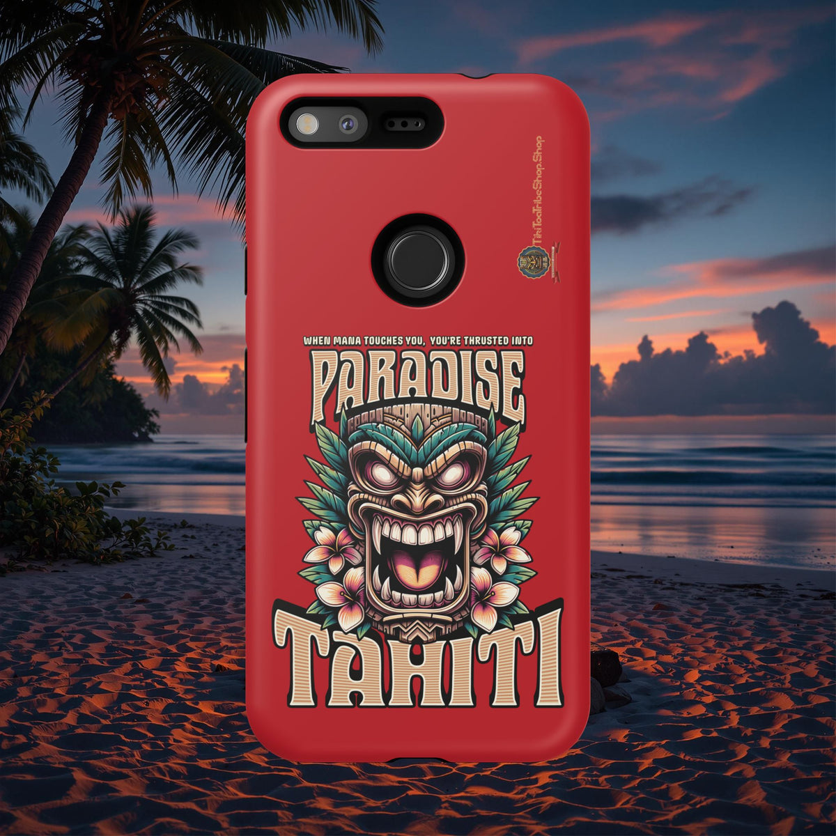 Tahiti – Coque Antichoc Premium Tiki Royal