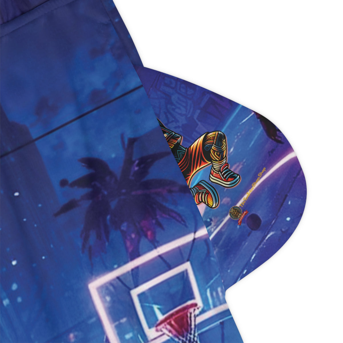 SHORTS B-BALL - NÉON GLOW : LA RUE S'ENFLAMME