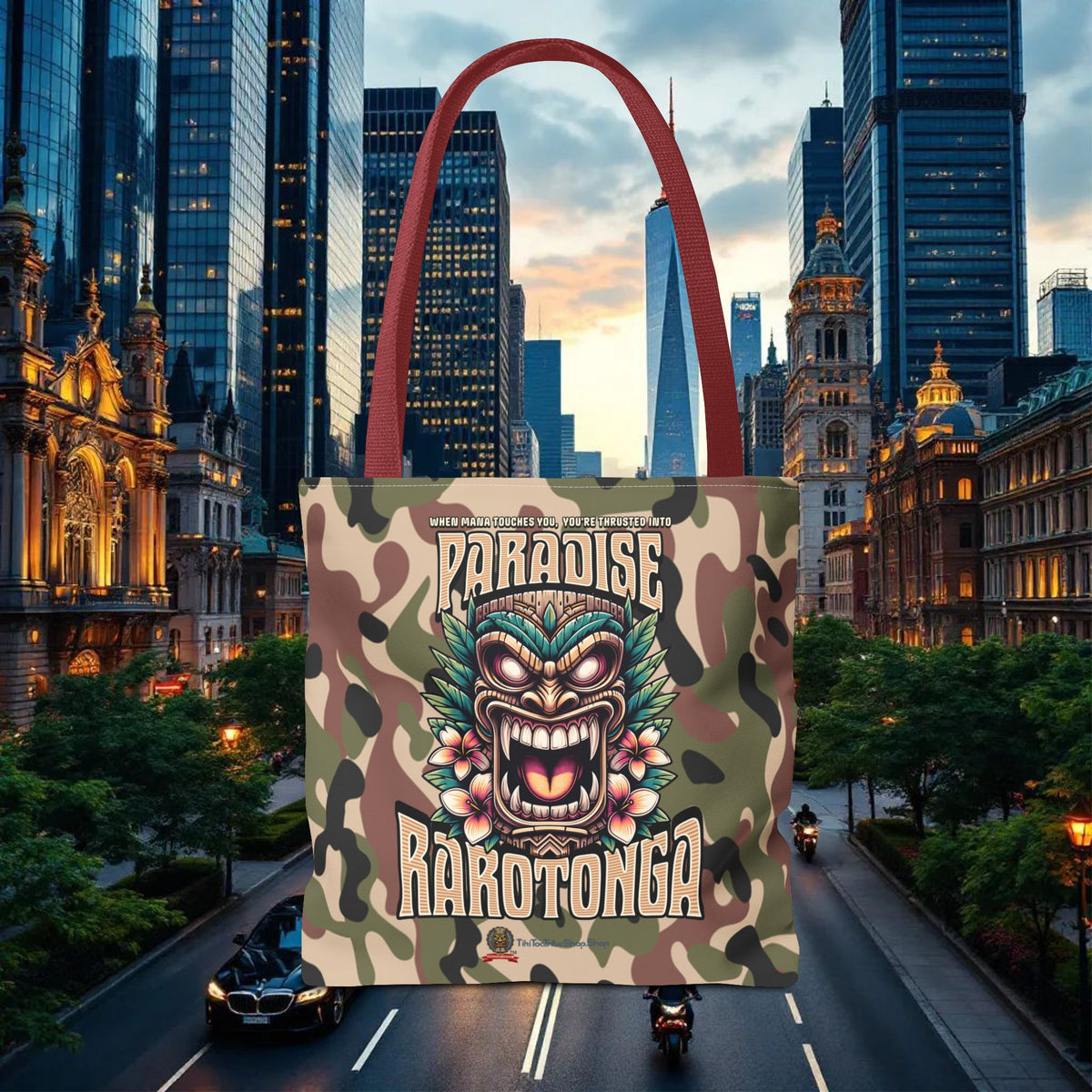 Tote Bag - 'Paradise Rarotonga'