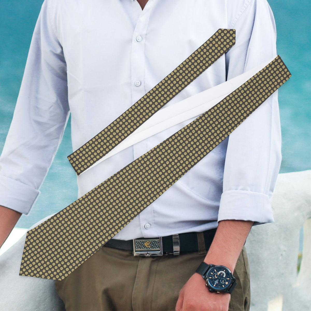 Moroni Classic Polka Dot Inspired Tie