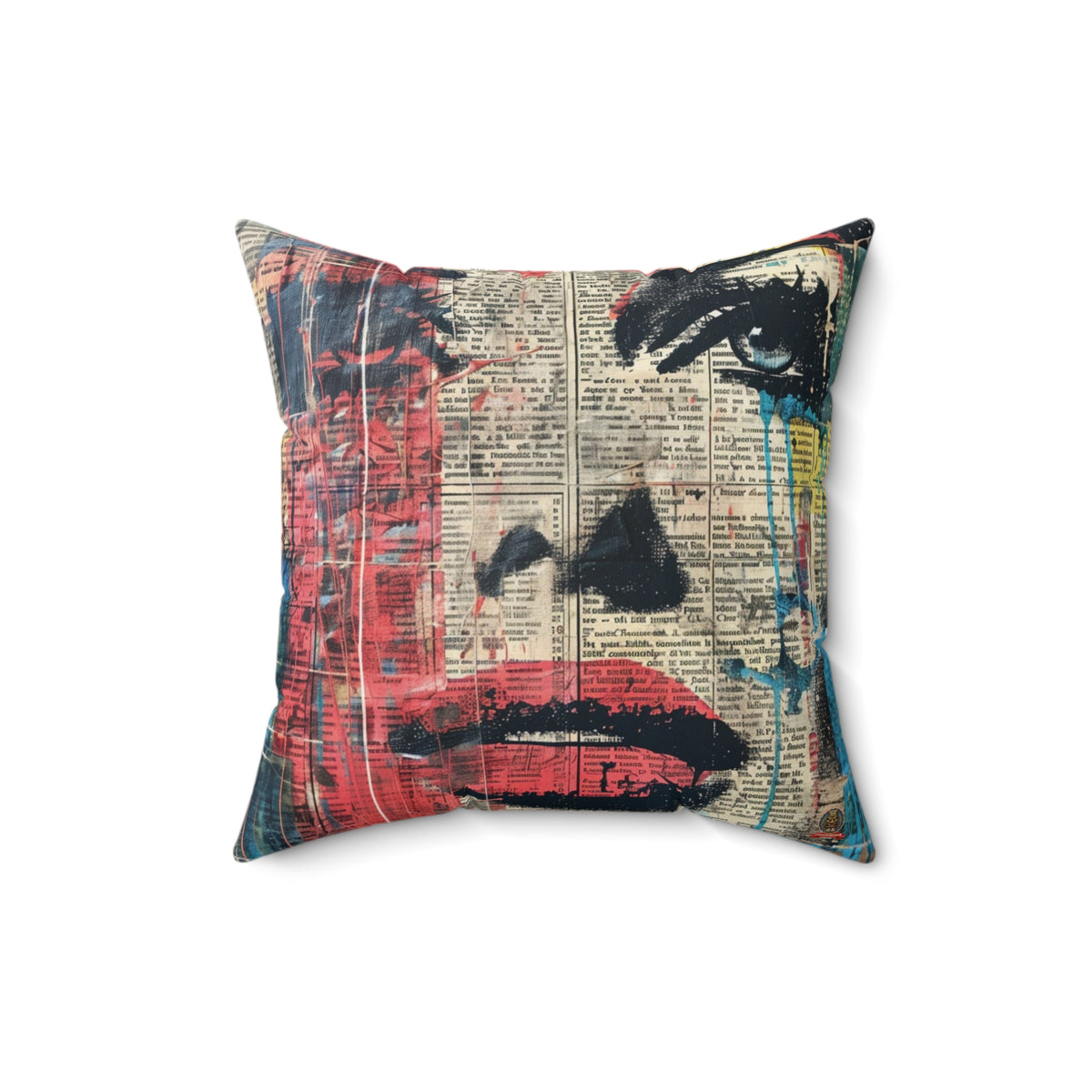 Pop Art Collage Magazine: Face of Magazine