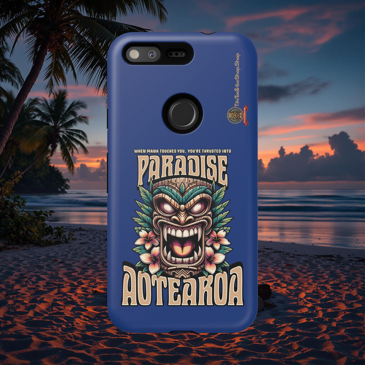 Aotearoa – Coque Antichoc Tiki Maori & Mana Ancestral