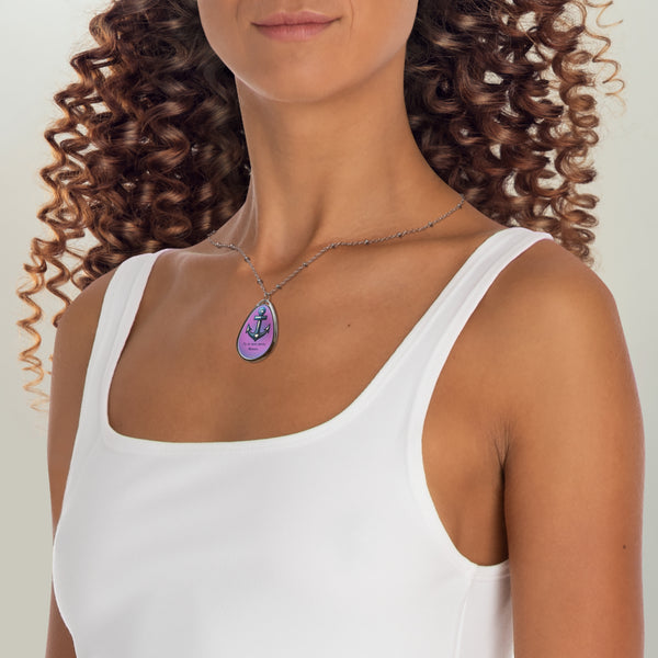 Pendentif “Ancrée en Mon Cœur”