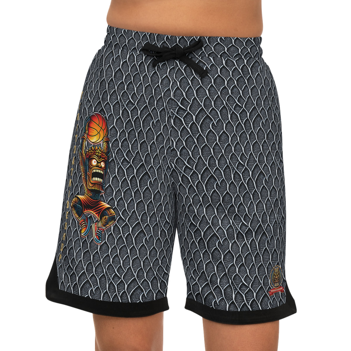 B-BALL SHORTS - Metallic Mesh &amp; Urban Power