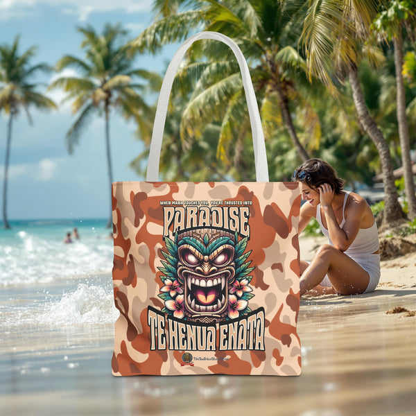 TE HENUA ENATA PARADISE Tote Bag