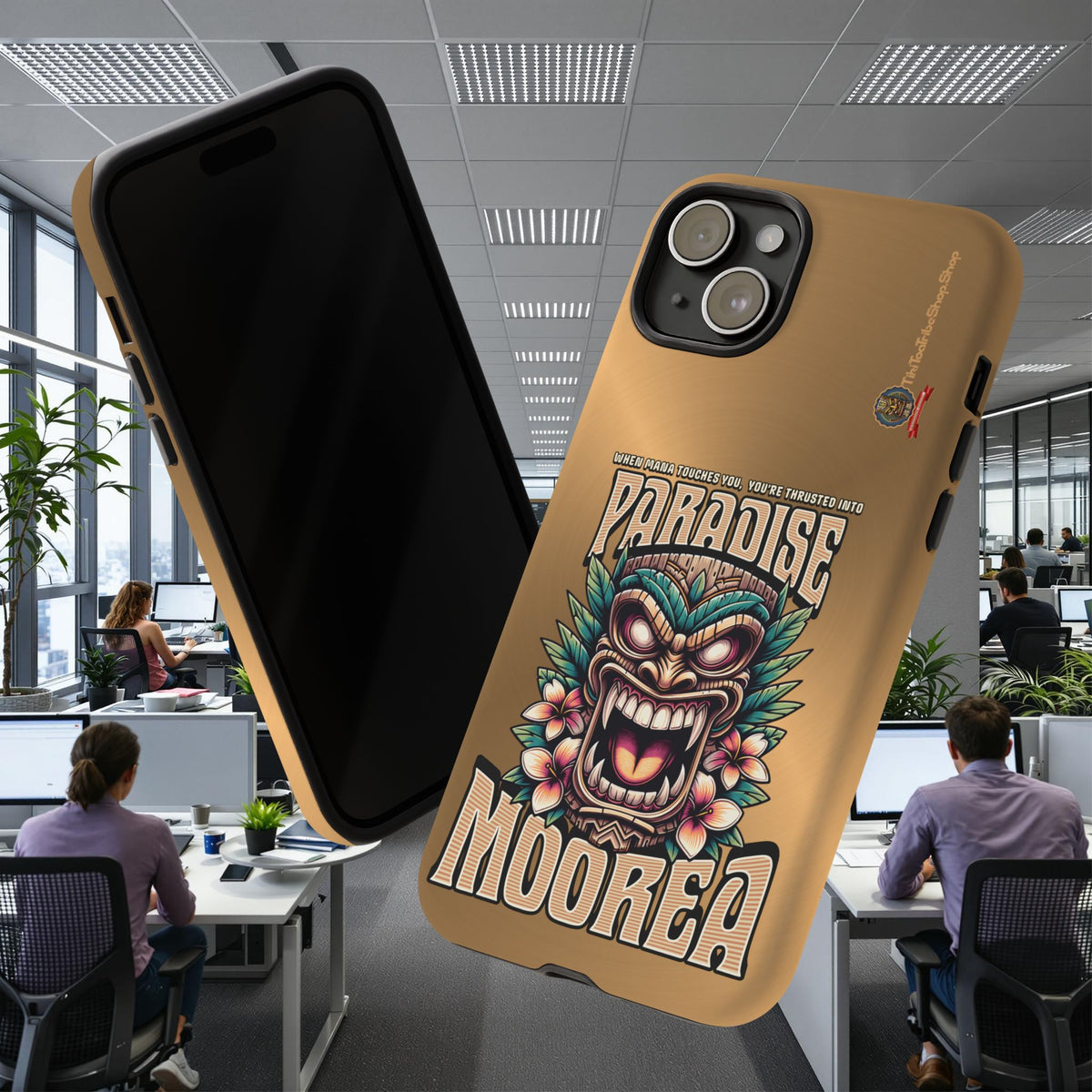Moorea – Coque Antichoc Premium Tiki Fenua