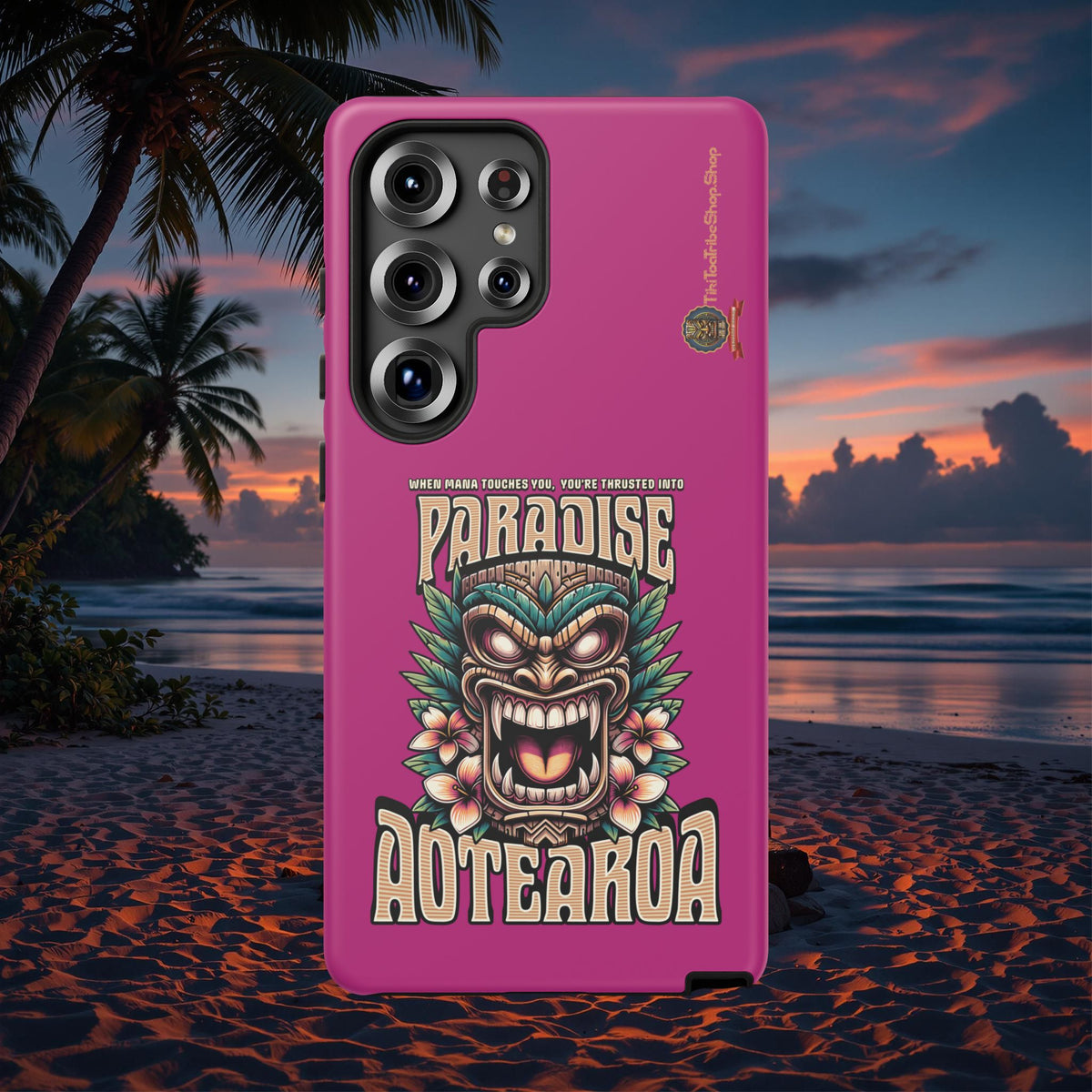 Aotearoa – Coque Antichoc Tiki Maori & Mana Ancestral