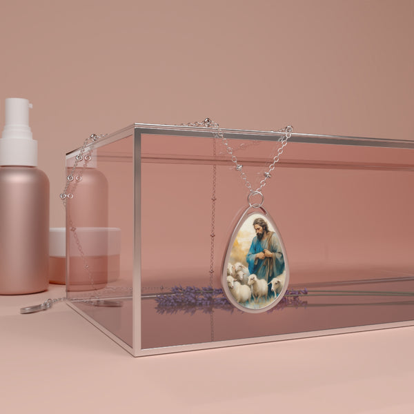 Pendant, Jesus, The Gentle and Attentive Shepherd