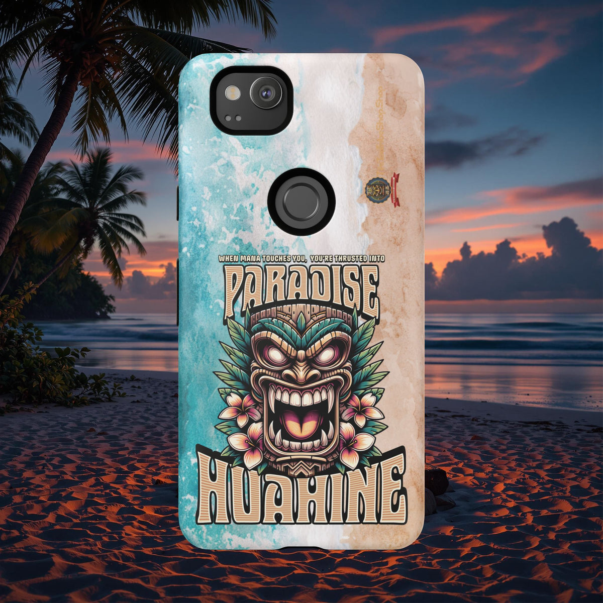 Huahine – Coque Antichoc Premium Tiki Fenua