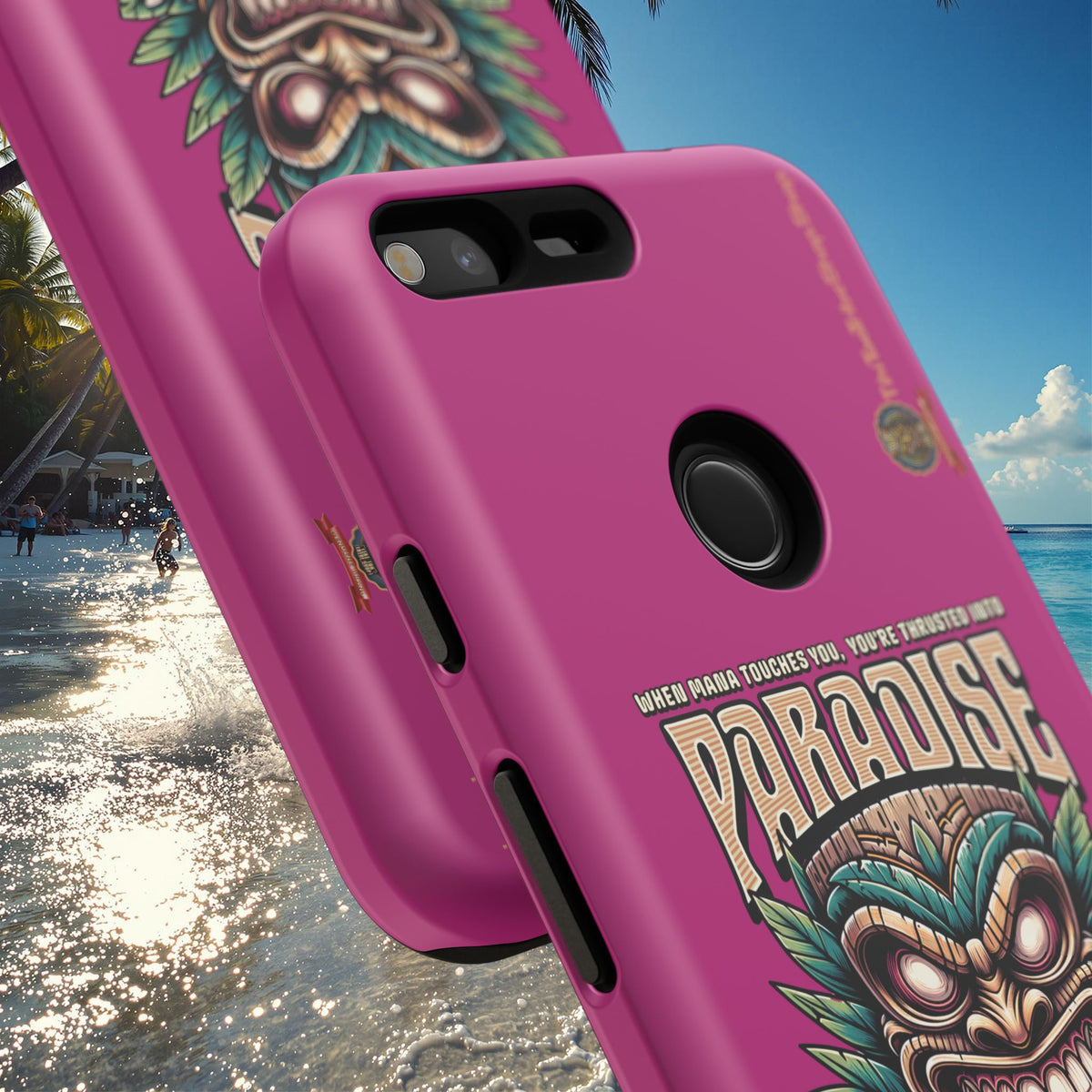 Tahiti – Coque Antichoc Premium Tiki Royal