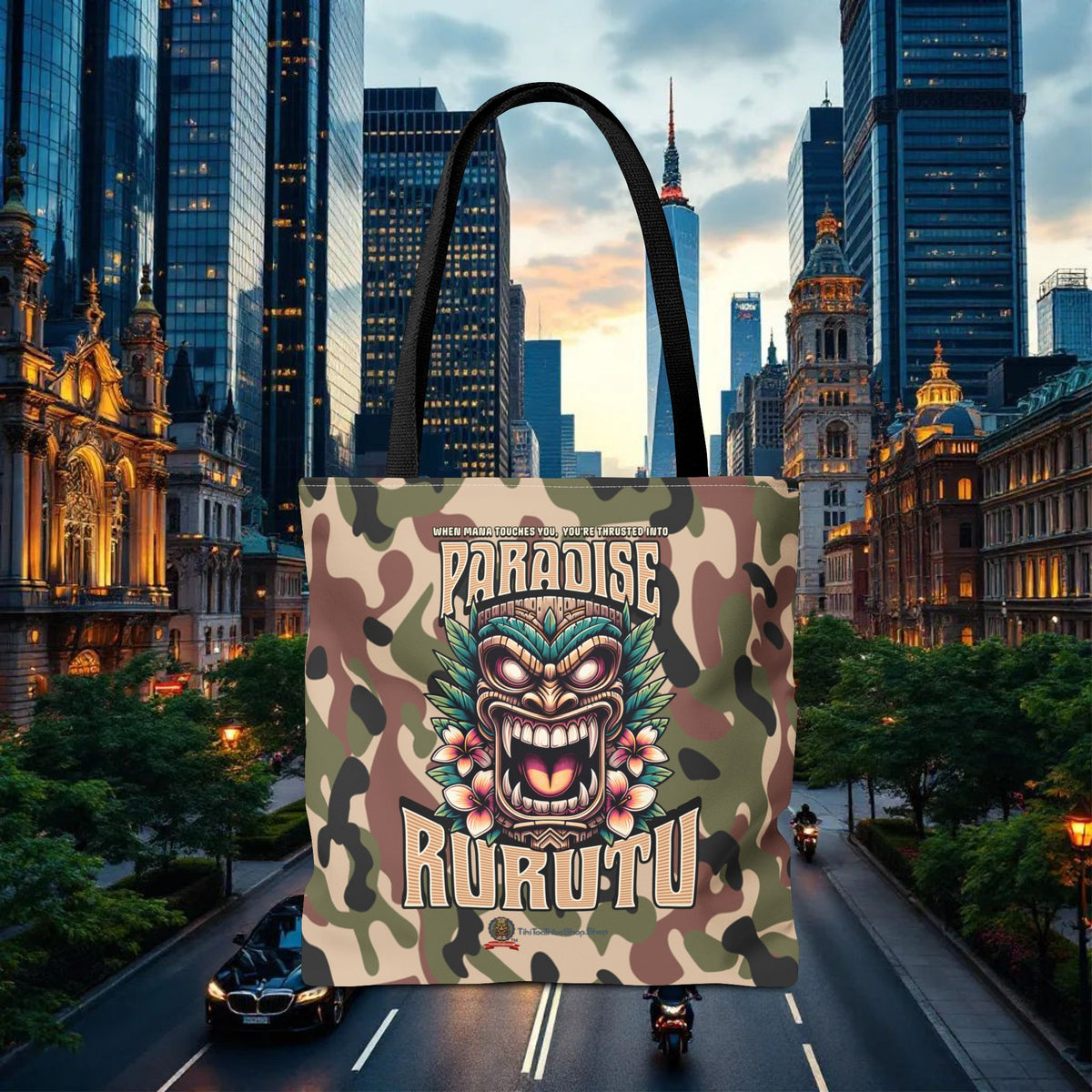 Tote Bag - 'Paradise Rurutu'