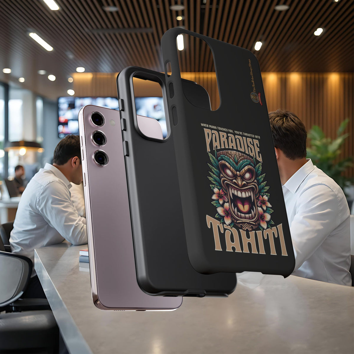 Tahiti – Coque Antichoc Premium Tiki Royal