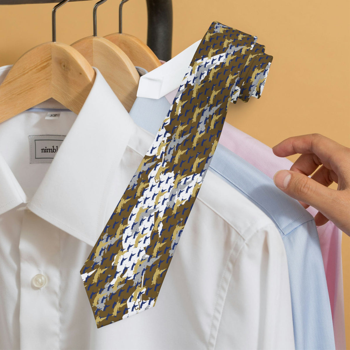 Temple &amp; Moroni Inspiration Tie