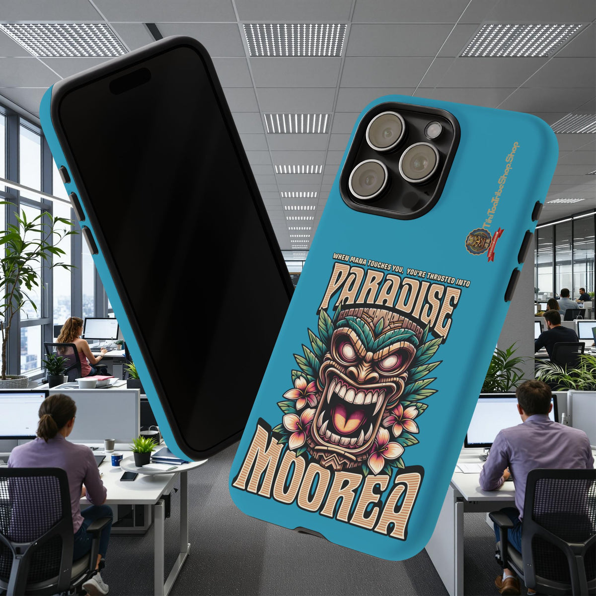 Moorea – Coque Antichoc Premium Tiki Fenua