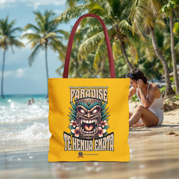 TE HENUA ENATA PARADISE Tote Bag