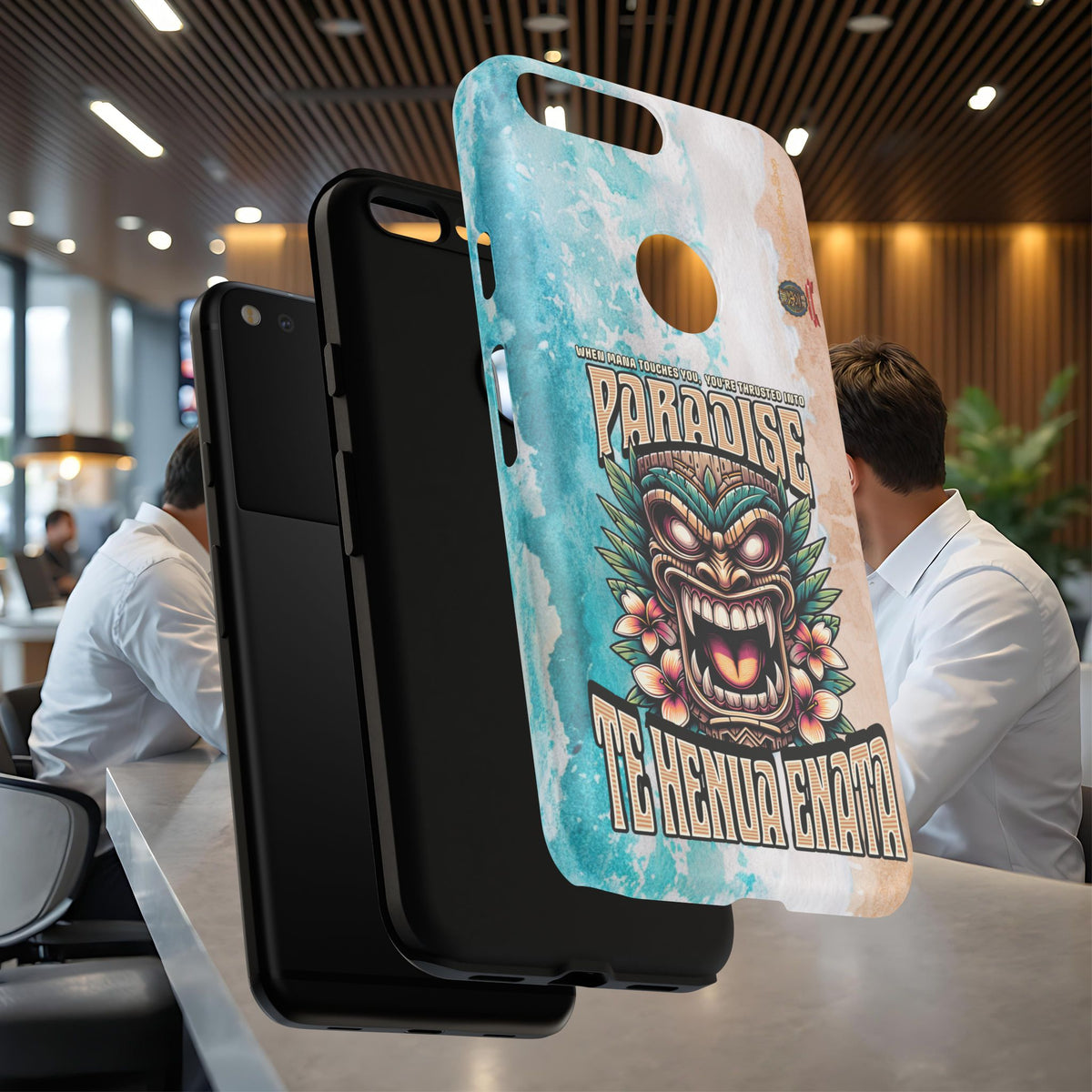 Te Henua Enata – Coque Antichoc Tiki Ancestral & Puissant