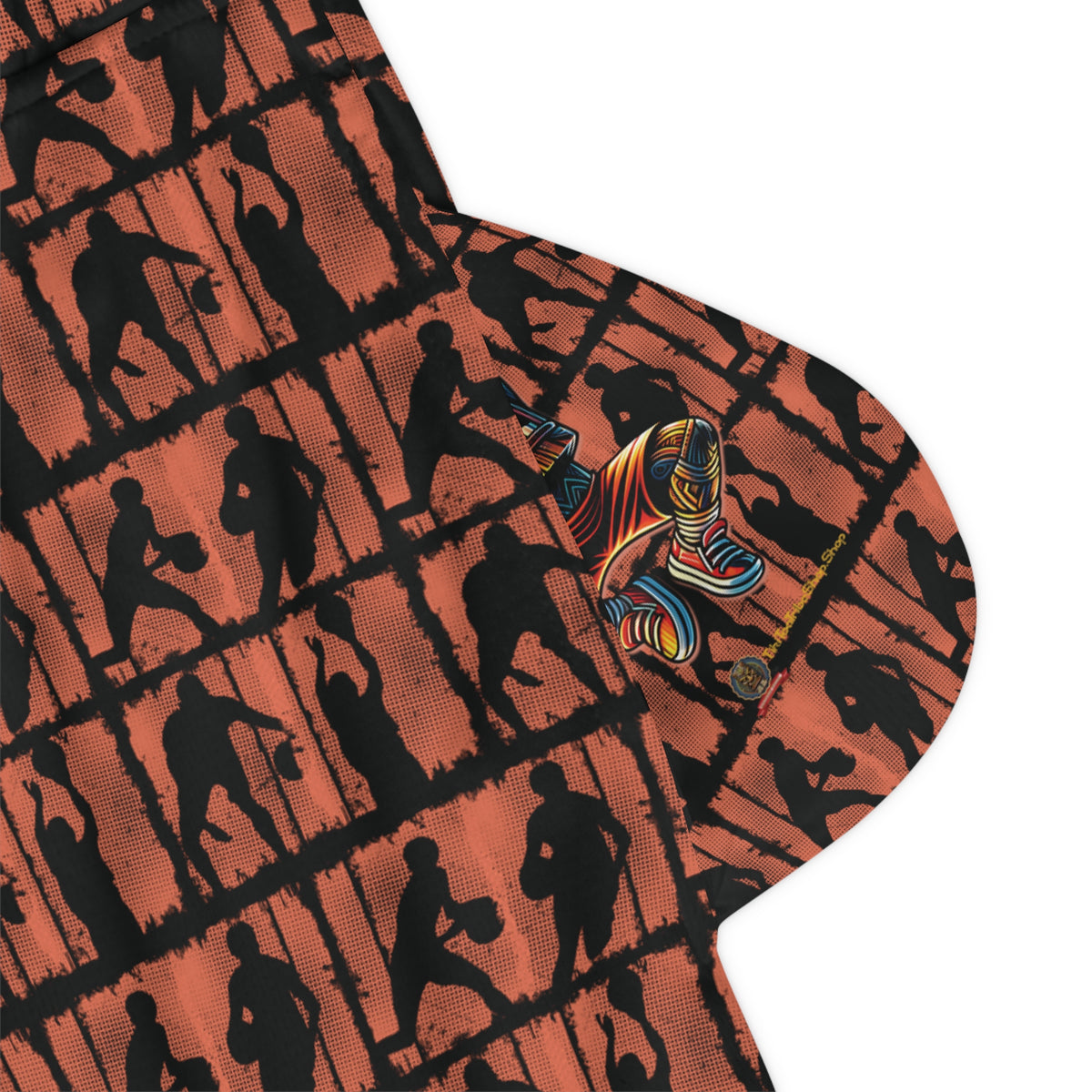B-BALL SHORTS - Orange Flash