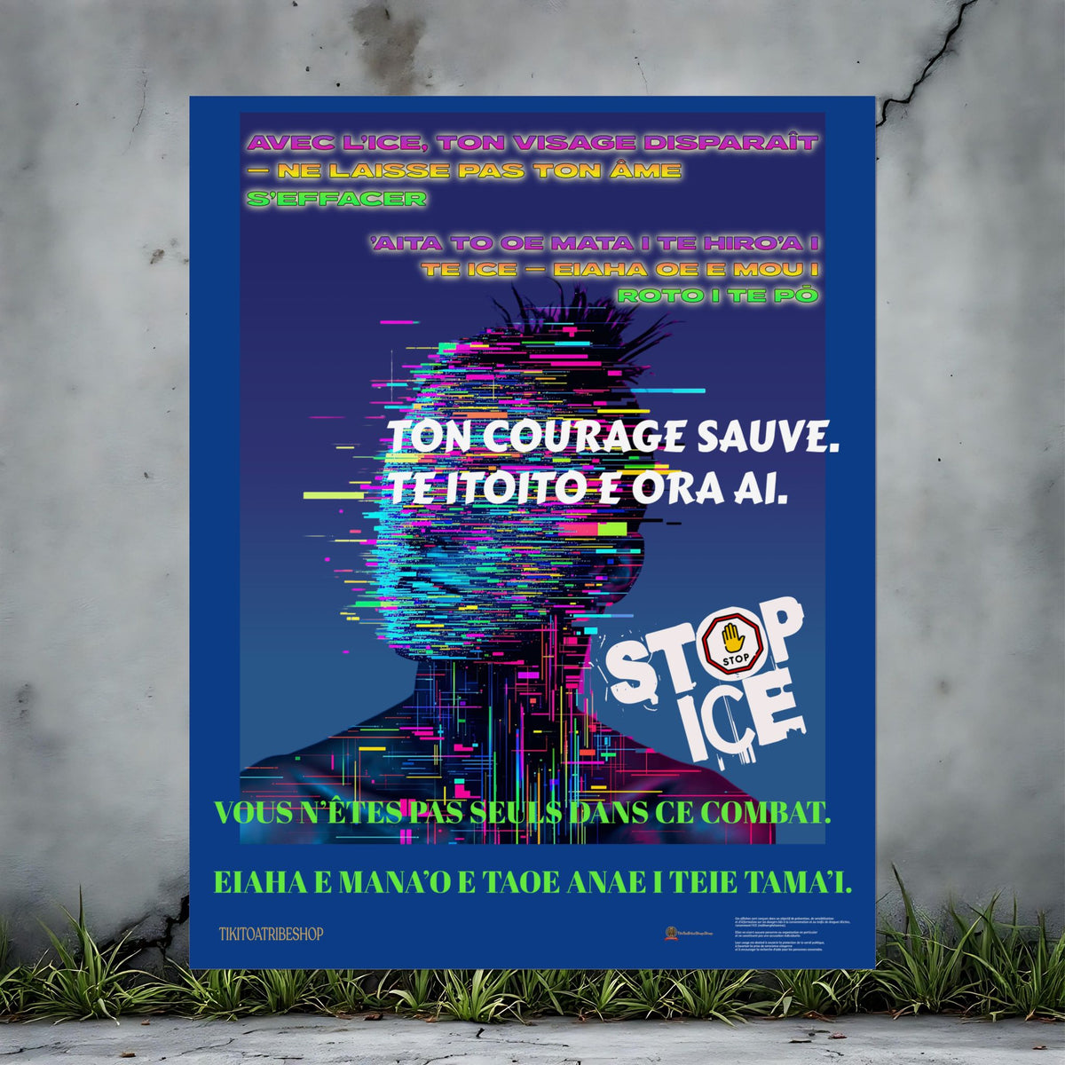 Posters Anti-ICE Polynésie – Affiches de Sensibilisation Contre la Drogue “Paruru i te ora – Brisons les chaînes de l’ICE”