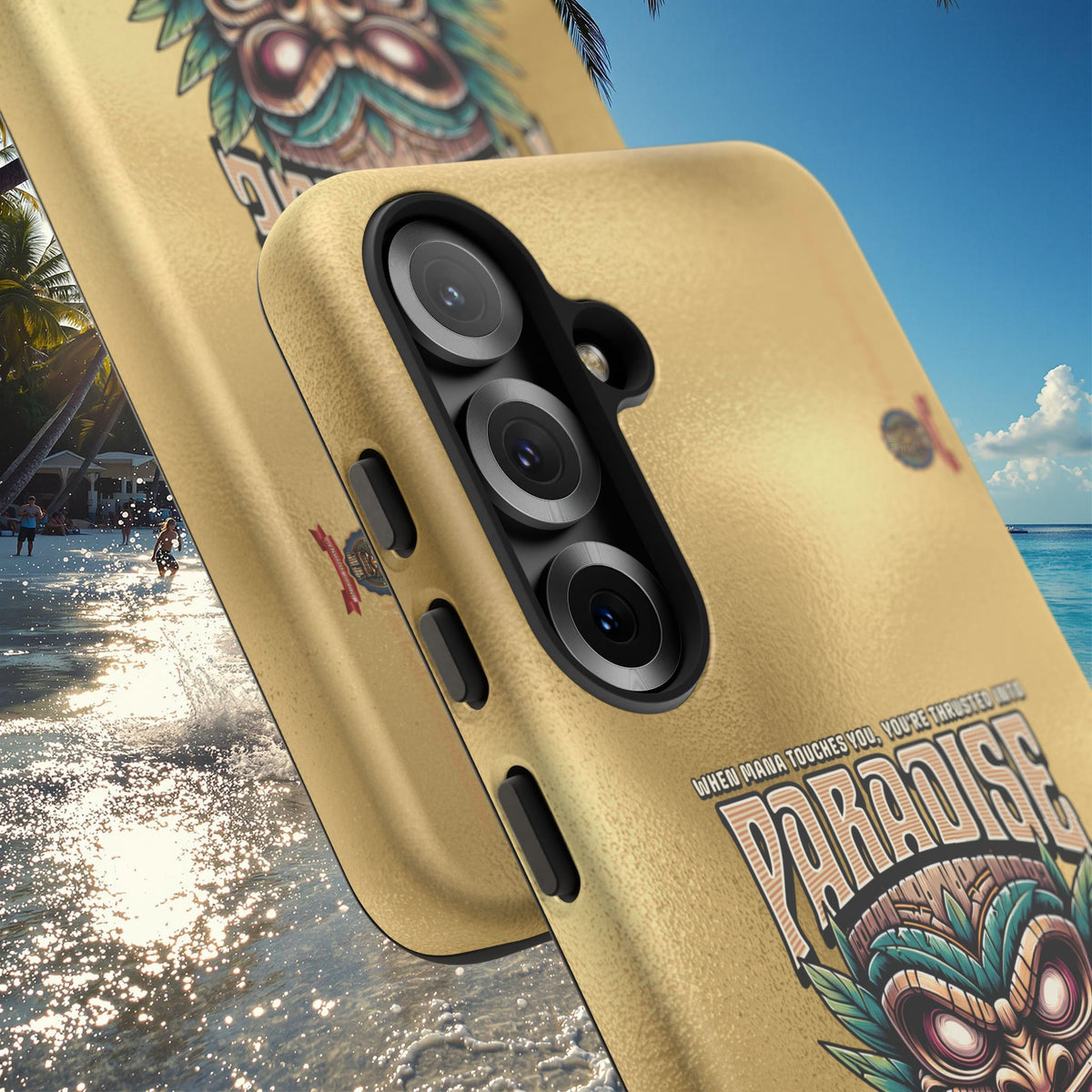 Tahiti – Coque Antichoc Premium Tiki Royal