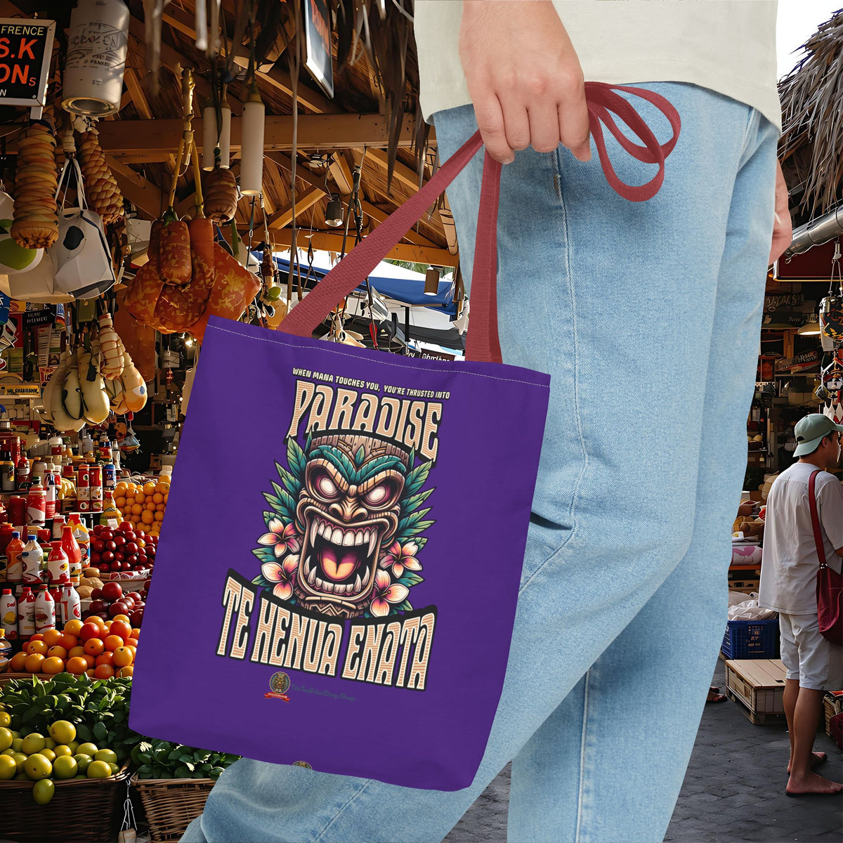 TE HENUA ENATA PARADISE Tote Bag