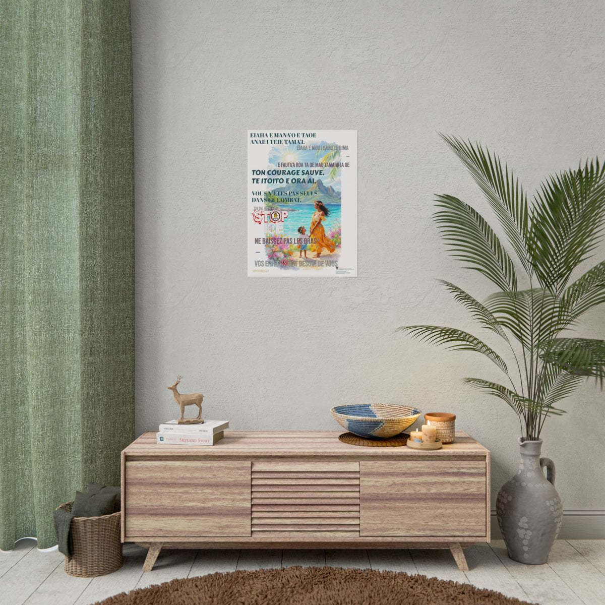 Posters Anti-ICE Polynésie – Affiches de Sensibilisation Contre la Drogue “Paruru i te ora – Brisons les chaînes de l’ICE”