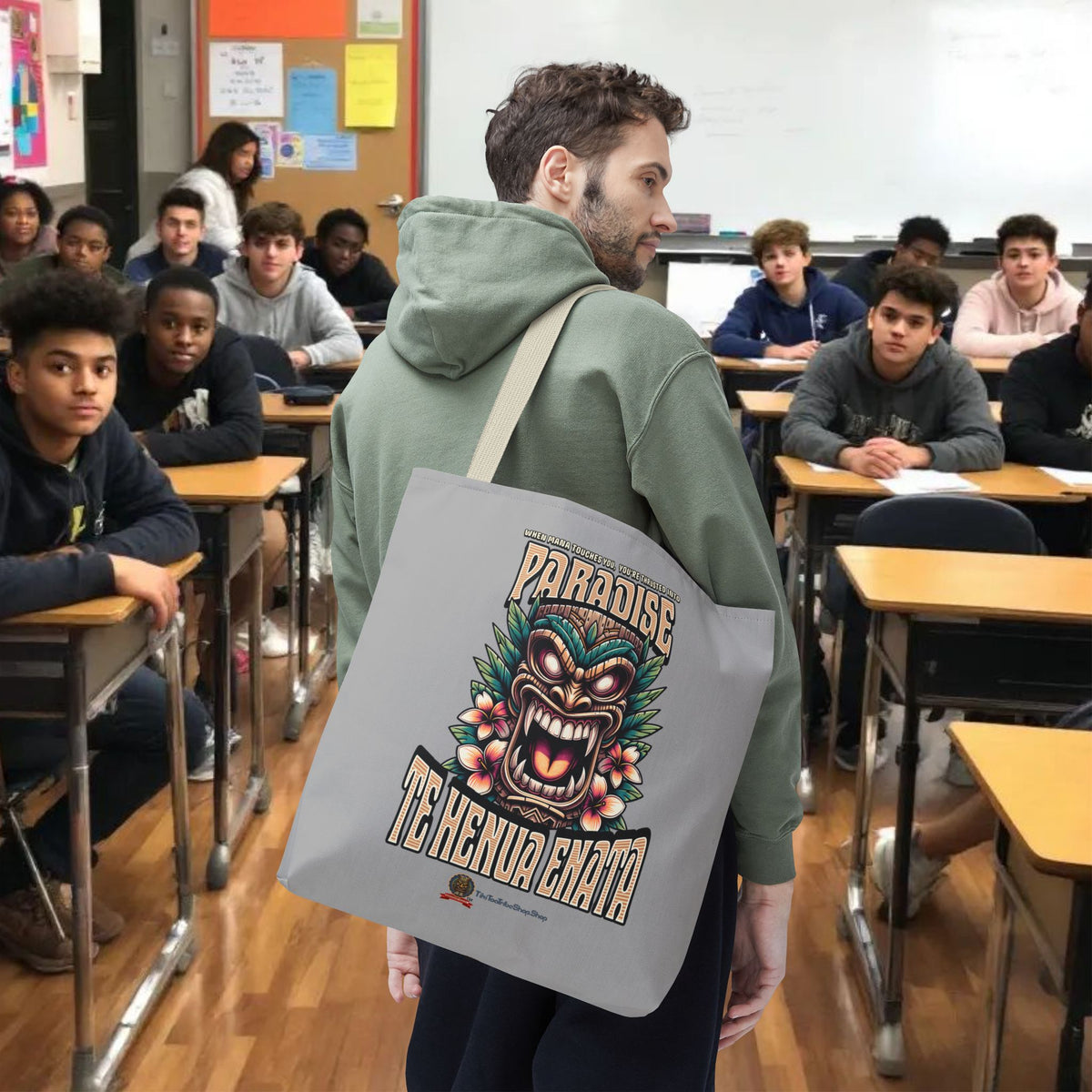 TE HENUA ENATA PARADISE Tote Bag