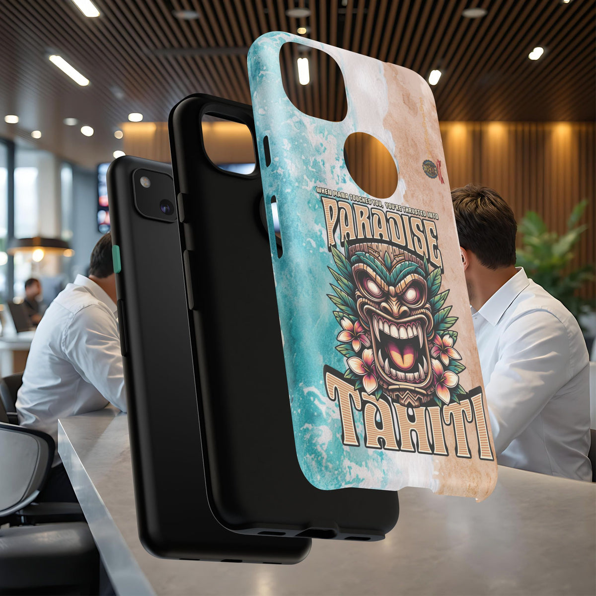 Tahiti – Coque Antichoc Premium Tiki Royal