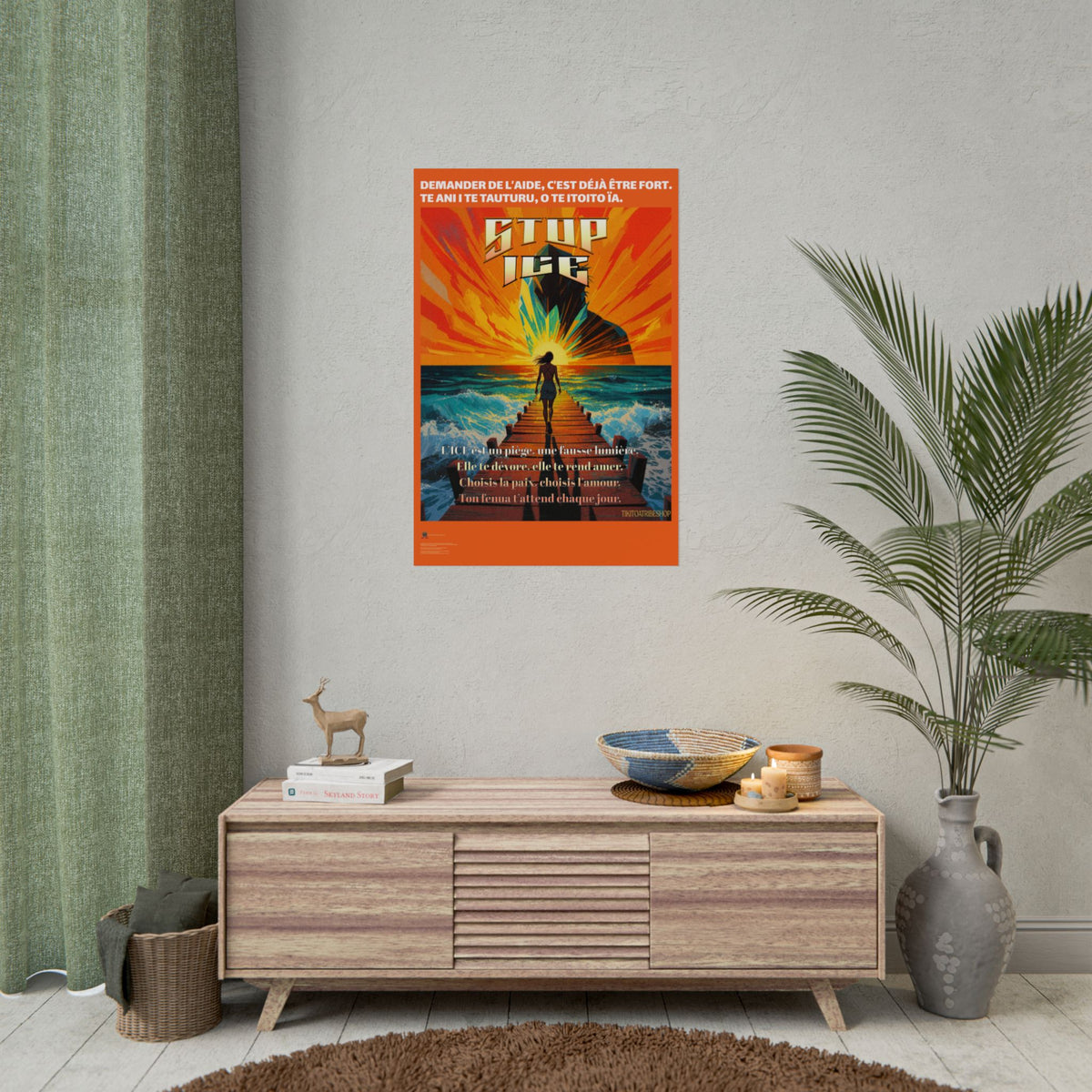 Posters Anti-ICE Polynésie – Affiches de Sensibilisation Contre la Drogue “Paruru i te ora – Brisons les chaînes de l’ICE”