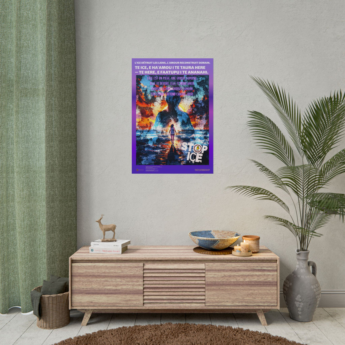 Posters Anti-ICE Polynésie – Affiches de Sensibilisation Contre la Drogue “Paruru i te ora – Brisons les chaînes de l’ICE”