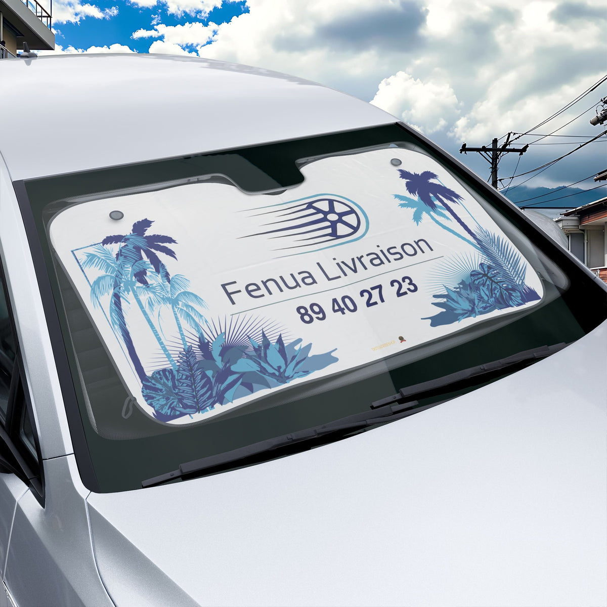 Fenua Sunshade Delivery "PALM TREES"
