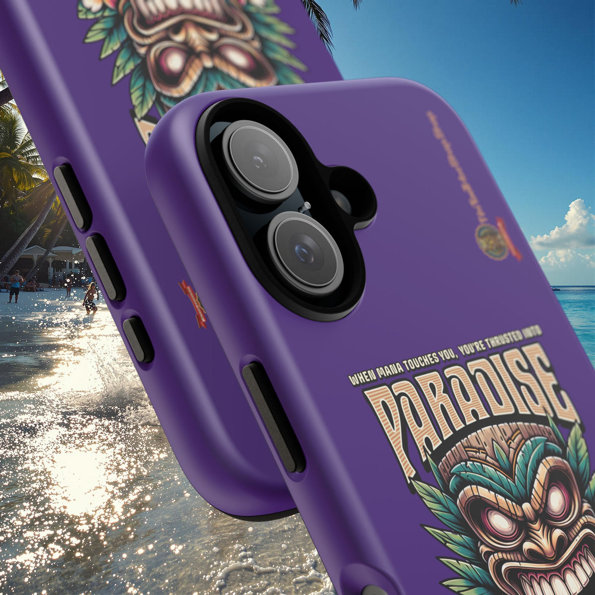 Tahiti – Coque Antichoc Premium Tiki Royal