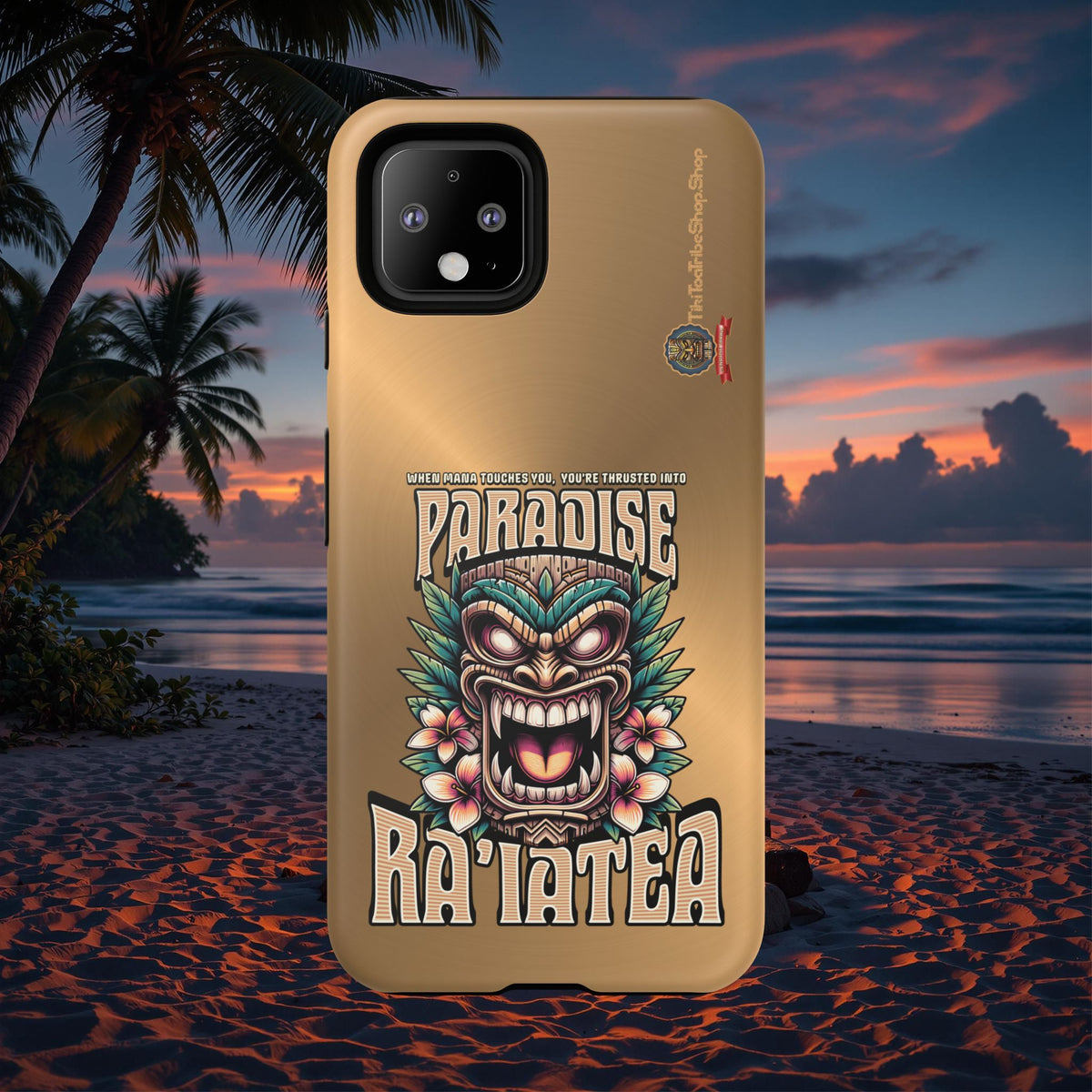 Ra’iatea – Coque Tiki Tribal de Protection Premium