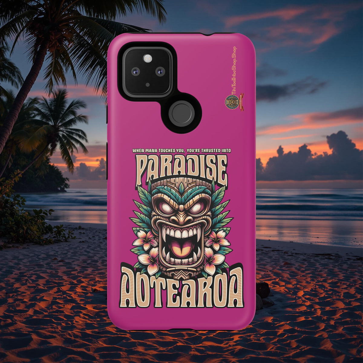 Aotearoa – Coque Antichoc Tiki Maori & Mana Ancestral