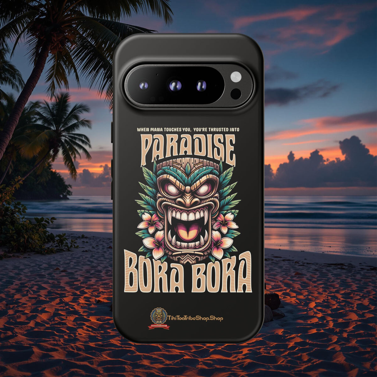 Bora Bora – Premium Tiki Elegance Shockproof Case