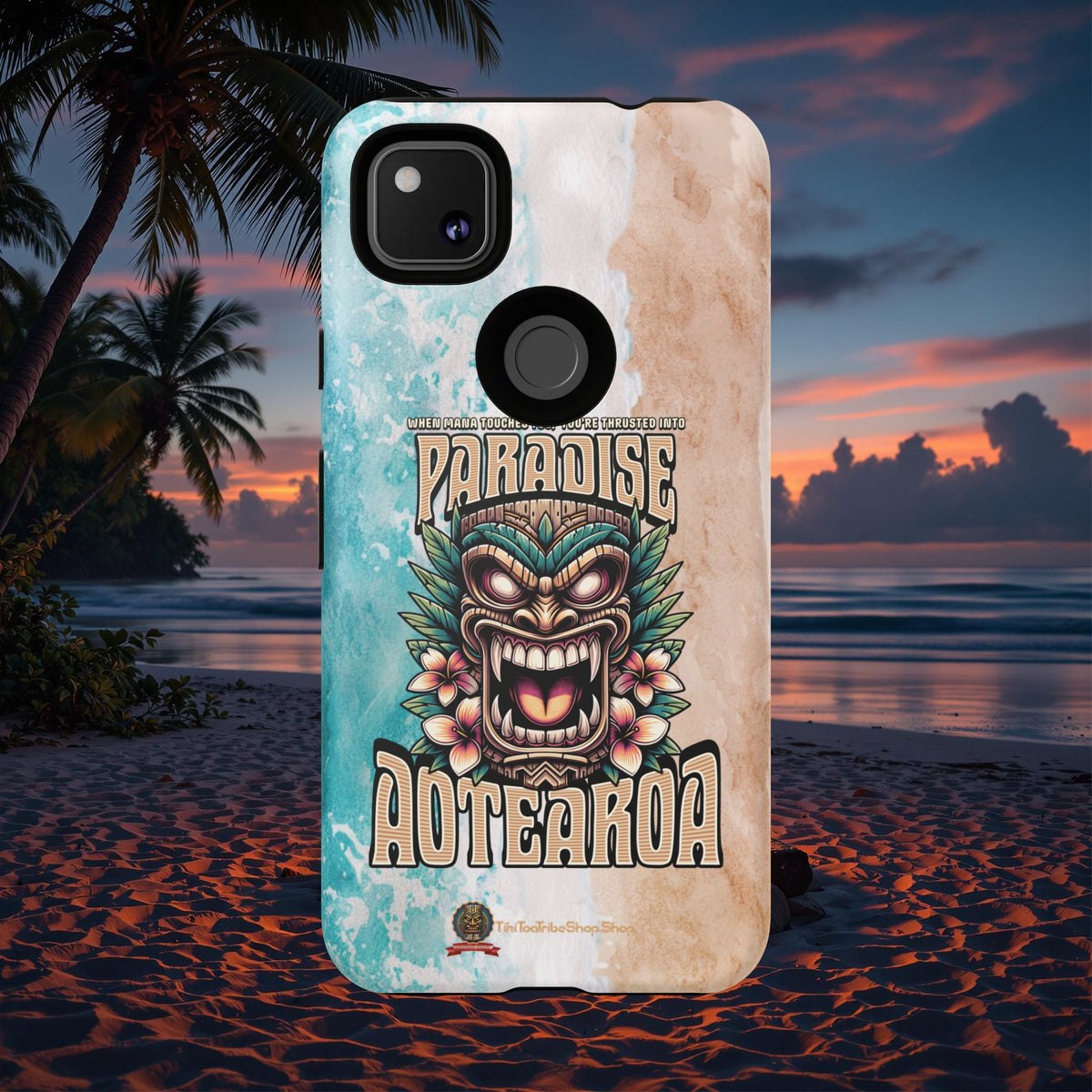 Aotearoa – Coque Antichoc Tiki Maori & Mana Ancestral