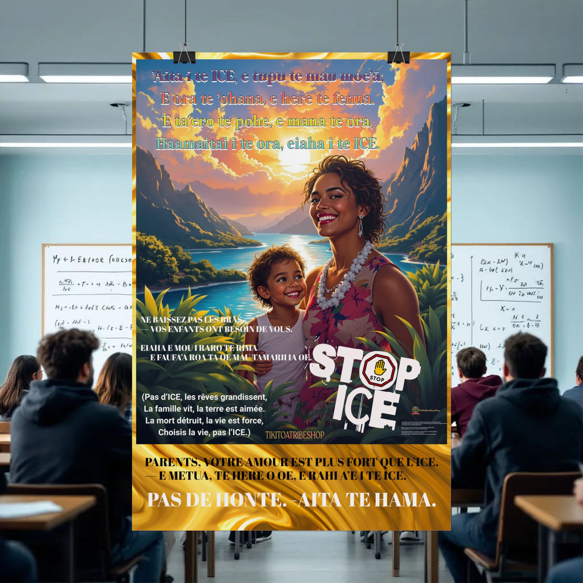 Posters Anti-ICE Polynésie – Affiches de Sensibilisation Contre la Drogue “Paruru i te ora – Brisons les chaînes de l’ICE”