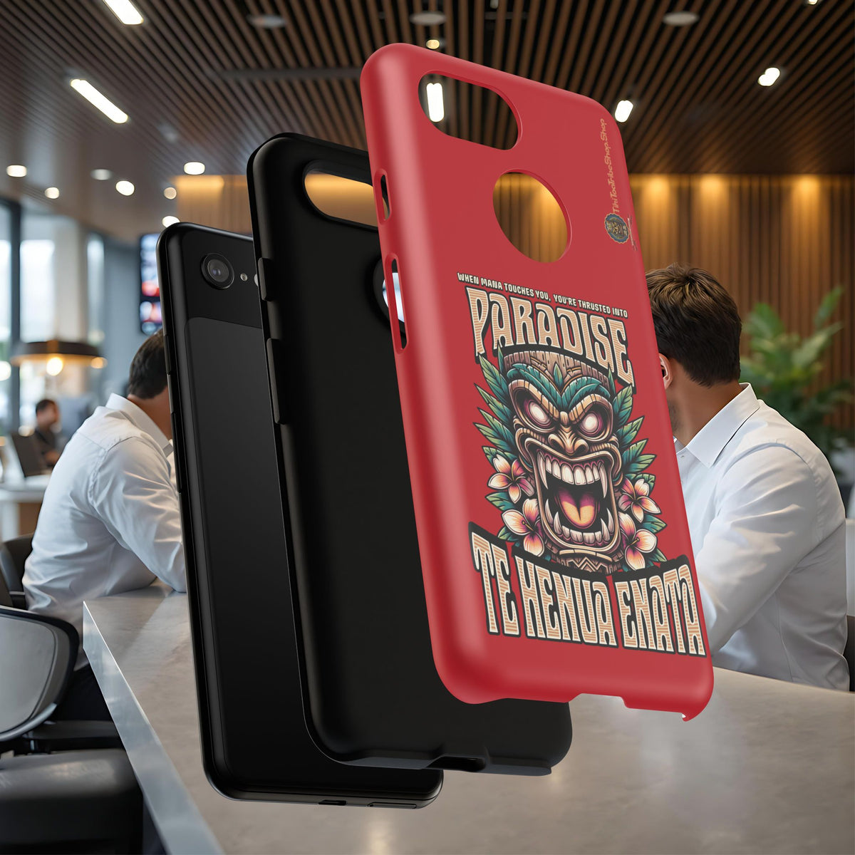 Te Henua Enata – Coque Antichoc Tiki Ancestral & Puissant