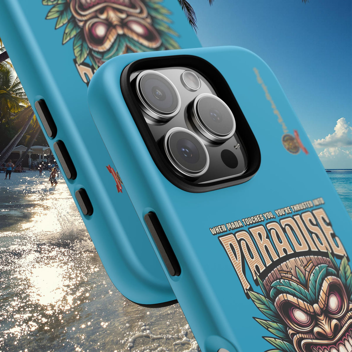 Tahiti – Coque Antichoc Premium Tiki Royal