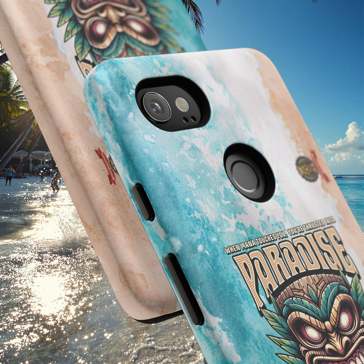 Ra’iatea – Coque Tiki Tribal de Protection Premium
