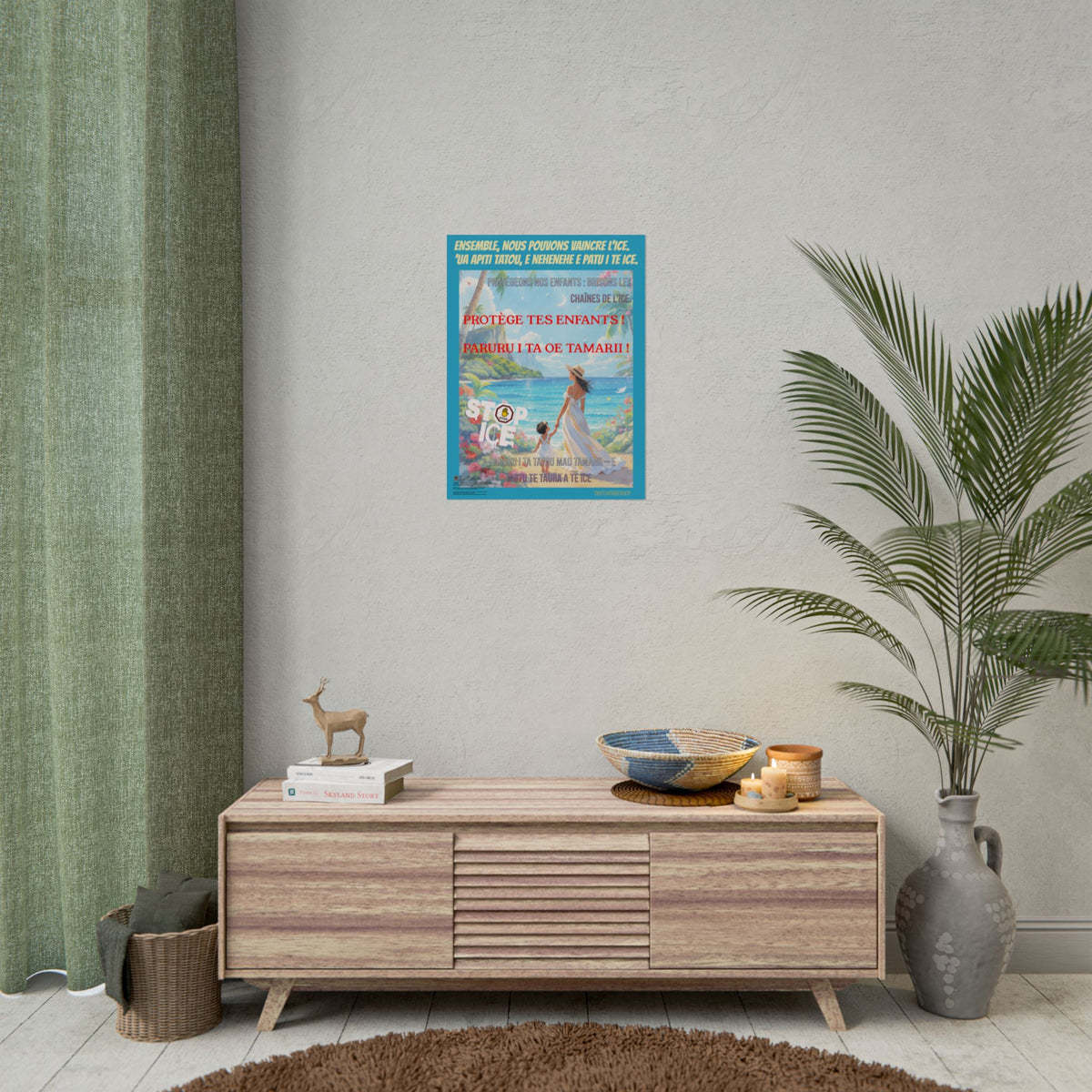 Posters Anti-ICE Polynésie – Affiches de Sensibilisation Contre la Drogue “Paruru i te ora – Brisons les chaînes de l’ICE”