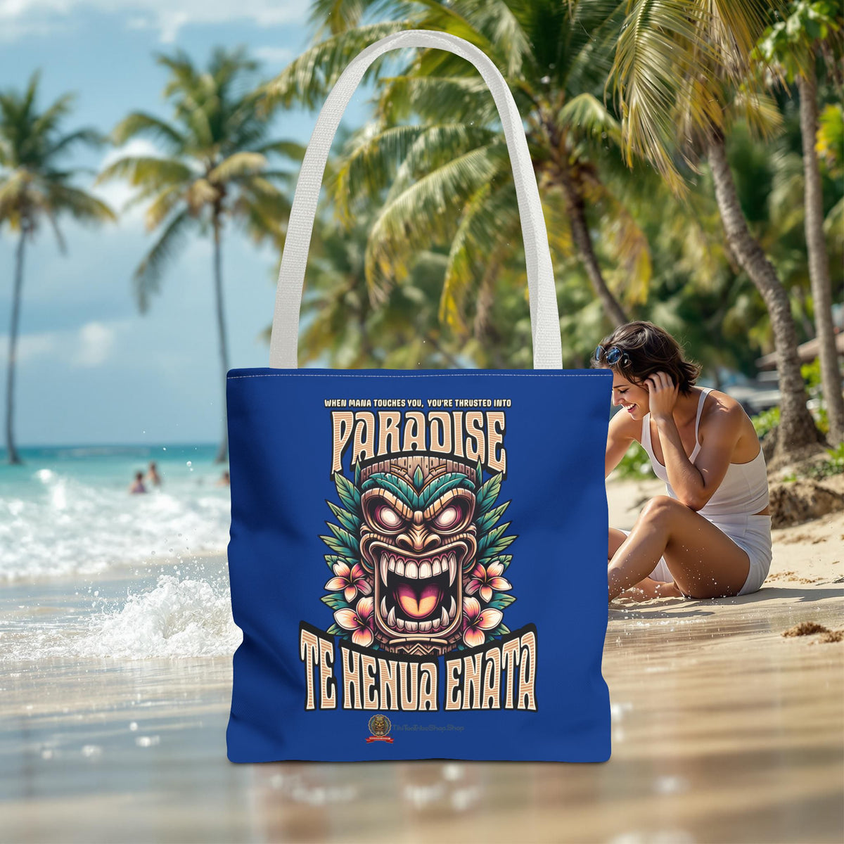 TE HENUA ENATA PARADISE Tote Bag
