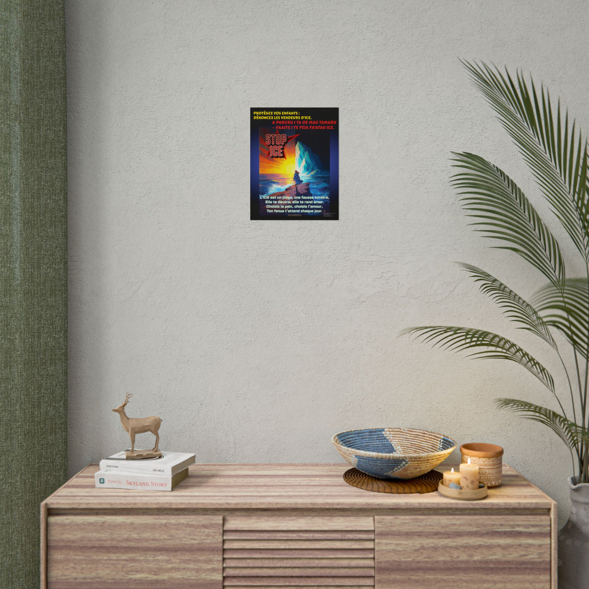 Posters Anti-ICE Polynésie – Affiches de Sensibilisation Contre la Drogue “Paruru i te ora – Brisons les chaînes de l’ICE”