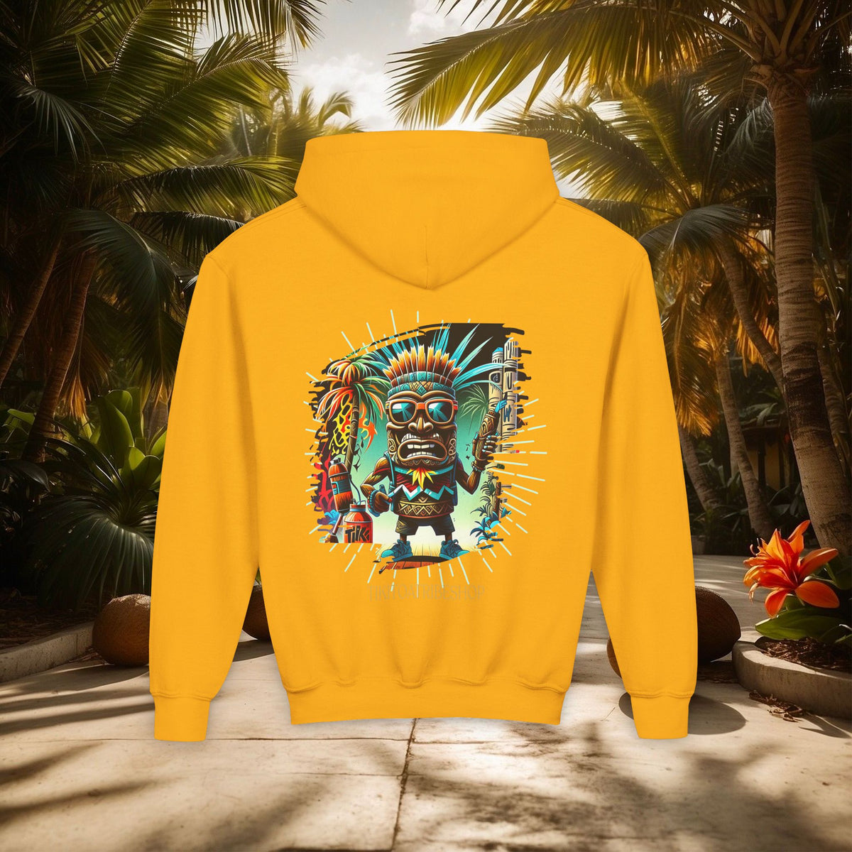 THE TIKI SPIRIT - Thick hooded sweatshirt for youth