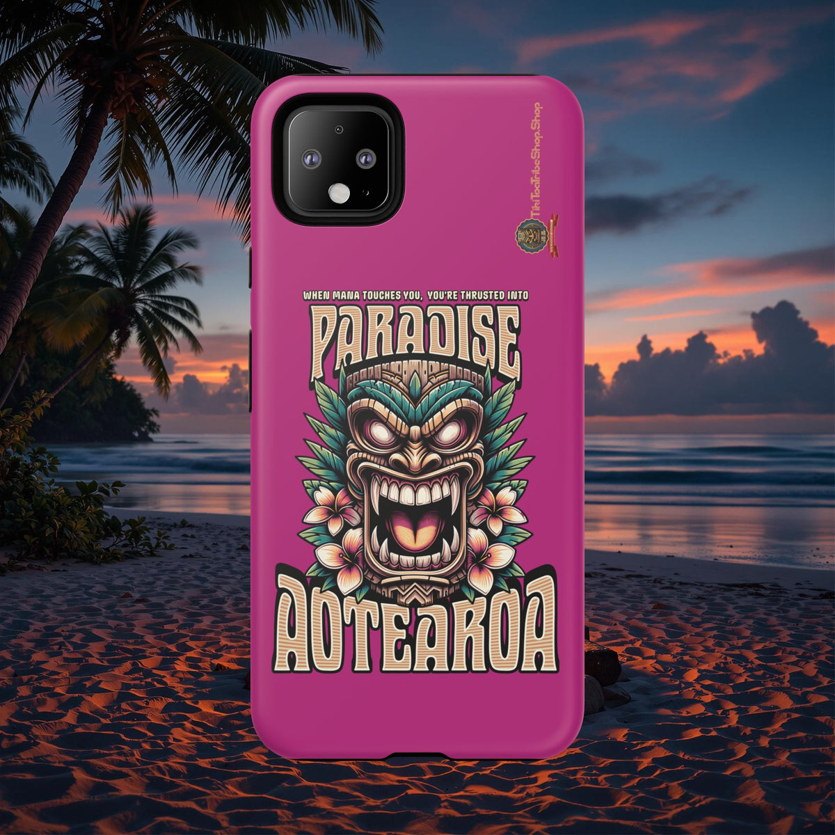 Aotearoa – Coque Antichoc Tiki Maori & Mana Ancestral