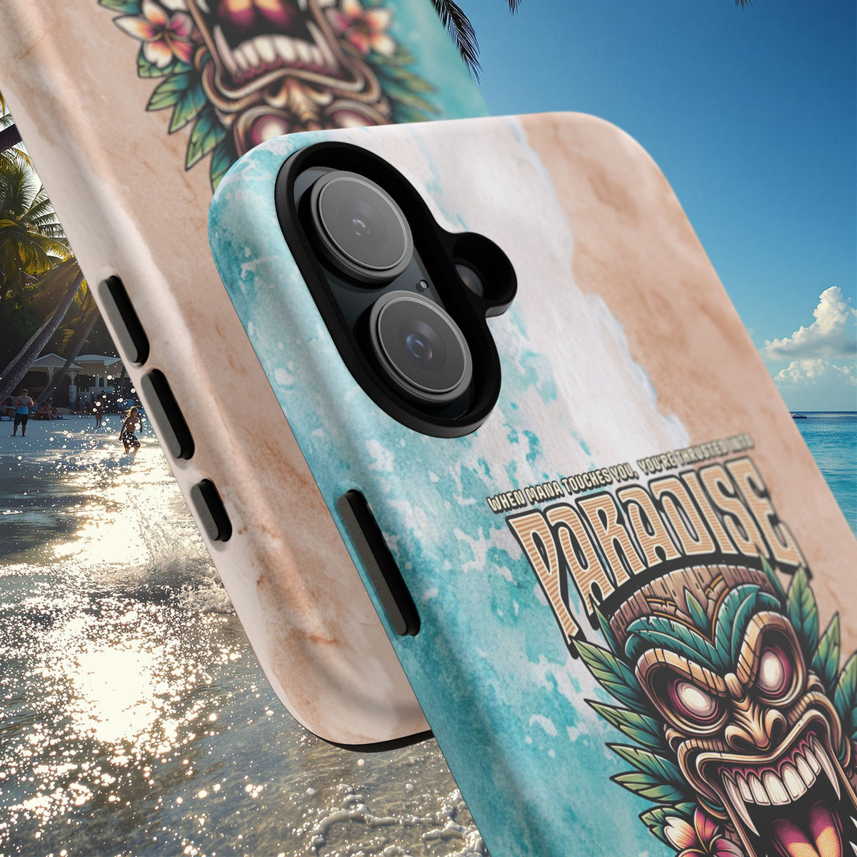 Tahiti – Coque Antichoc Premium Tiki Royal