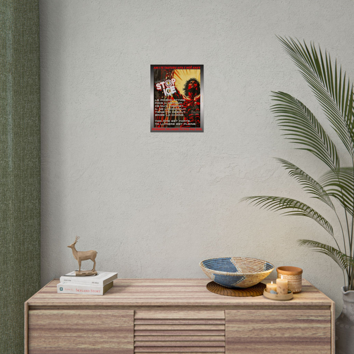 Posters Anti-ICE Polynésie – Affiches de Sensibilisation Contre la Drogue “Paruru i te ora – Brisons les chaînes de l’ICE