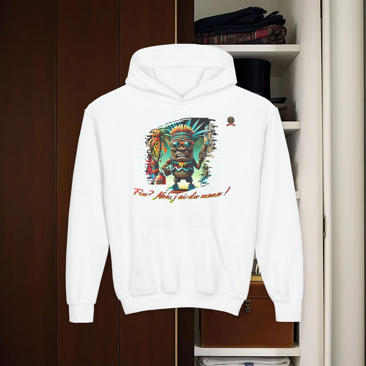 THE TIKI SPIRIT - Thick hooded sweatshirt for youth