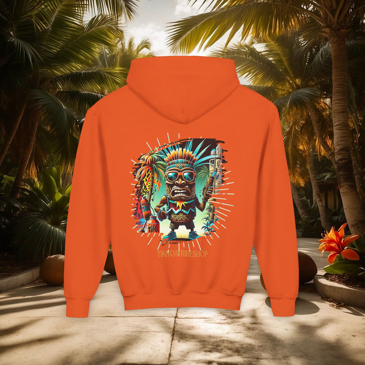 THE TIKI SPIRIT - Thick hooded sweatshirt for youth