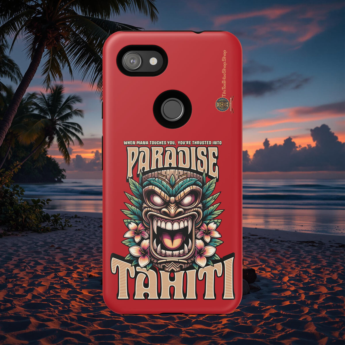 Tahiti – Coque Antichoc Premium Tiki Royal